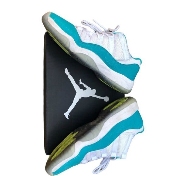 Rare 2013 air jordan 11 retro low aqua safari size 8 - Picture 15 of 16